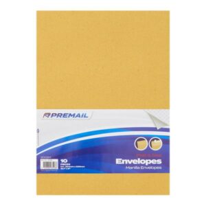 Premail C4 Manilla Peel & Seal Envelopes (10) C4 | First Class Office Online Store 2
