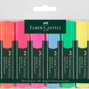 Faber Castell Textliner 48 Neon Highlighters 6+2 (8) Highlighters | First Class Office Online Store