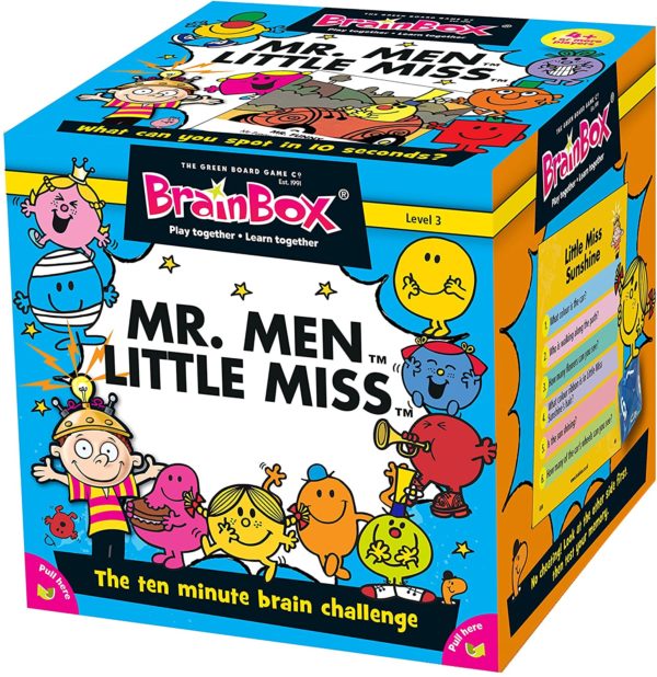 Brain Box Game Mr Men, Little Miss English Literacy Games/Language Cards | First Class Office Online Store 2