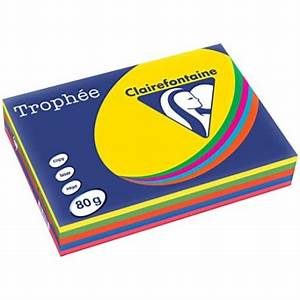Clairefontaine Trophee A4 80gsm Assorted Bold Paper (500) Coloured Paper A4 | First Class Office Online Store
