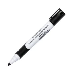 Q-Connect Whiteboard Markers Premium Black Bullet KF26109 (10) Q Connect Whiteboard Markers | First Class Office Online Store