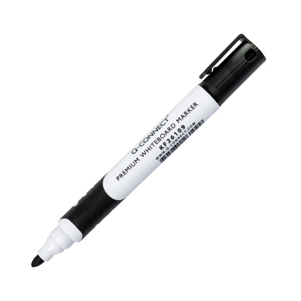 Q-Connect Whiteboard Markers Premium Black Bullet KF26109 (10) Q Connect Whiteboard Markers | First Class Office Online Store 2