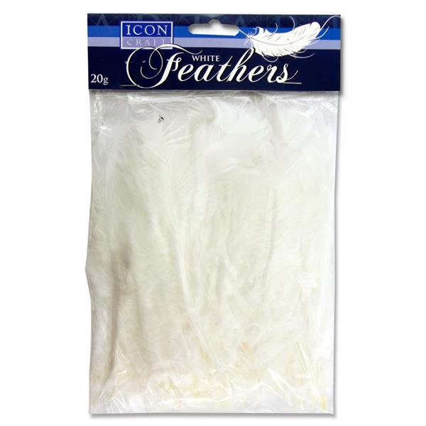 White Feathers 20g Arts and Crafts | First Class Office Online Store 2