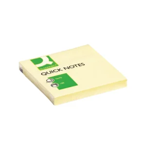 Q Connect Remove It Notes Yellow 76x76mm (12) KF10502 Post It Notes | First Class Office Online Store