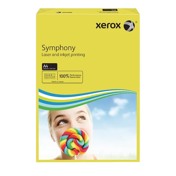 Xerox Symphony A4 80gsm Dark Yellow Paper (500) Coloured Paper A4 | First Class Office Online Store 2