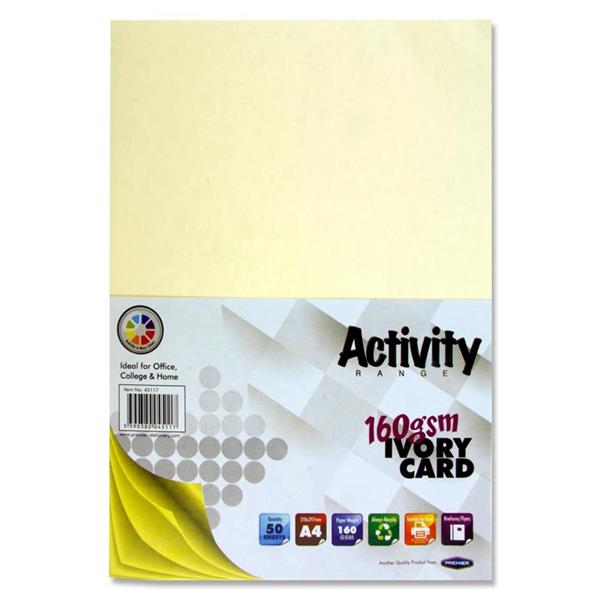 Premier A4 160gsm Ivory Card (50) A4 Card | First Class Office Online Store 2