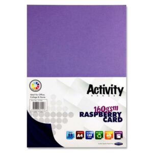 Premier A4 160gsm Raspberry Purple Card (50) A4 Card | First Class Office Online Store