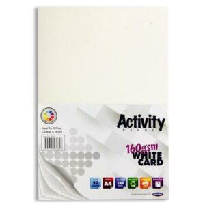 Premier A4 160gsm White Card (50) A4 Card Small Packs | First Class Office Online Store
