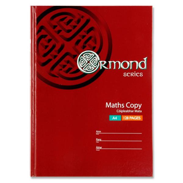 Ormond A4 Maths Hardback Copy Hardback Copies | First Class Office Online Store 2