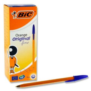 Bic Orange Fine Ballpoint Blue (20) Ballpoint Pens | First Class Office Online Store