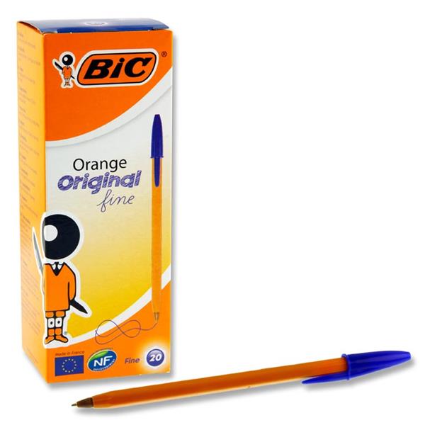 Bic Orange Fine Ballpoint Blue (20) Ballpoint Pens | First Class Office Online Store 2