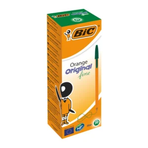 Bic Orange Fine Ballpoint Green (20) Ballpoint Pens | First Class Office Online Store