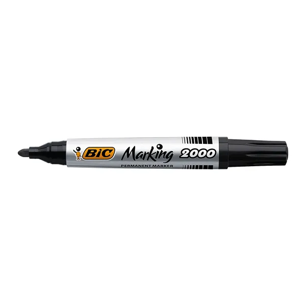 Bic 2000 Permanent Marker Black Bullet (12) Markers | First Class Office Online Store 3