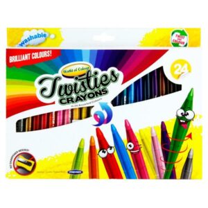 World of Colour Twisties Crayons (24) Crayons | First Class Office Online Store