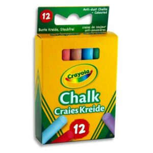Crayola Anti Dust Coloured Chalk (12) Chalk | First Class Office Online Store