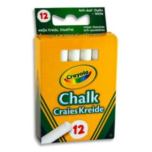 Crayola Anti Dust Chalk White (12) Chalk | First Class Office Online Store
