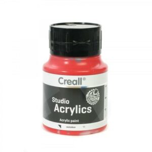 Creall Acrylic Paint 500ml Vermillion Creall Acrylic Paint | First Class Office Online Store