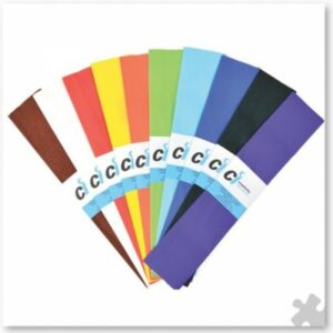 CI Assorted Colours Crepe Paper (10) Arts and Crafts | First Class Office Online Store