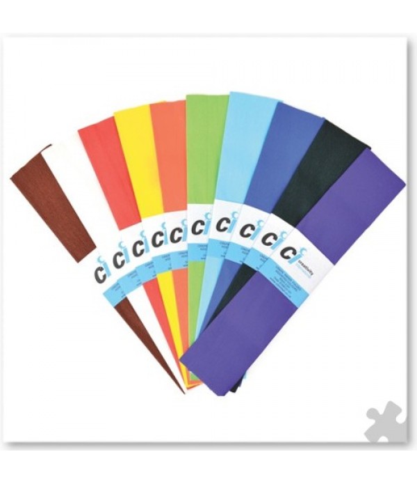 CI Assorted Colours Crepe Paper (10) Arts and Crafts | First Class Office Online Store 2