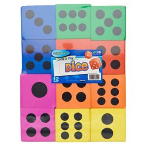 Clever Kidz EVA Foam Dice (12) Addition & Subtraction | First Class Office Online Store