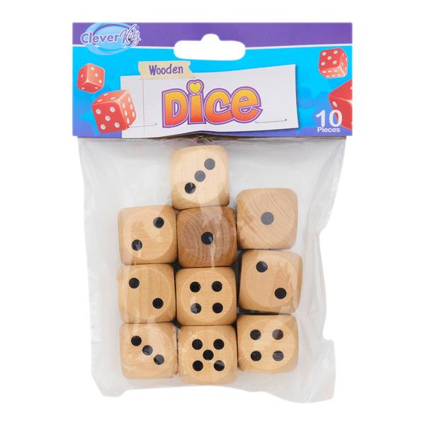 Clever Kidz Wooden Dice (10) Addition & Subtraction | First Class Office Online Store 2