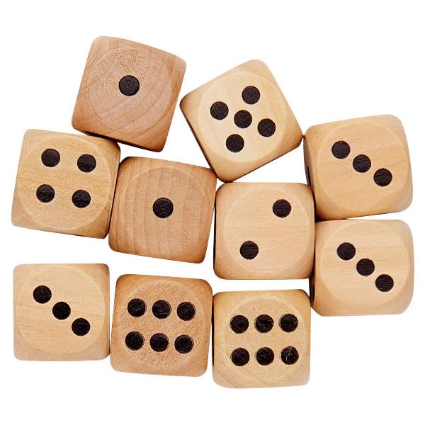 Clever Kidz Wooden Dice (10) Addition & Subtraction | First Class Office Online Store 3