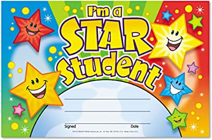 Trend I’m a Star Student Certificate (30) – First Class Office