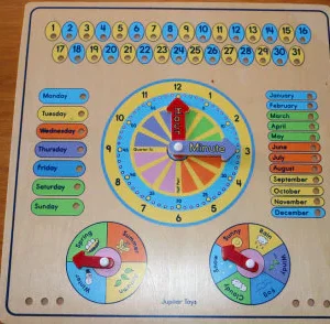 Educational Wooden Clock Puzzles | First Class Office Online Store