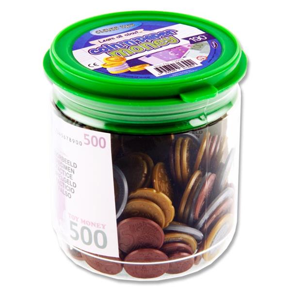 Clever Kidz Euro Coin & Note Tub (190) Maths | First Class Office Online Store 2