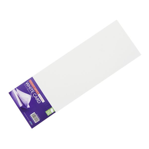 Premier Office 12″x4″ White Card (50) Card | First Class Office Online Store 2