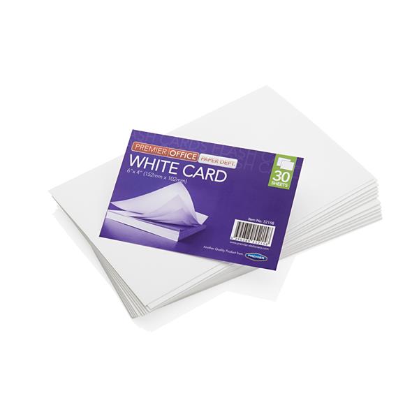 Premier Office 6″x4″ White Card (50) Card | First Class Office Online Store 3