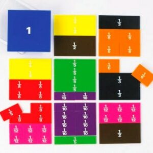 Printed Fraction Squares (51 piece) Classroom Resources | First Class Office Online Store