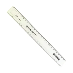 Q Connect Plastic 30cm Ruler (10) KF01107Q Rulers | First Class Office Online Store 2