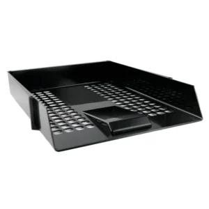 Lettertray Black KF10050 Desk & Office Accessories | First Class Office Online Store