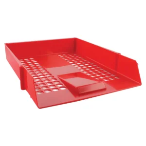 Lettertray Red KF10055 Desk & Office Accessories | First Class Office Online Store