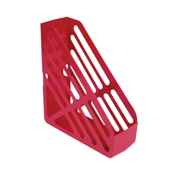 Magazine Rack Red KF04064 Desk & Office Accessories | First Class Office Online Store 2