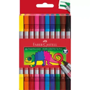 Faber Castell Double Ended Felt Tip Pens (10) Colouring Markers | First Class Office Online Store 2