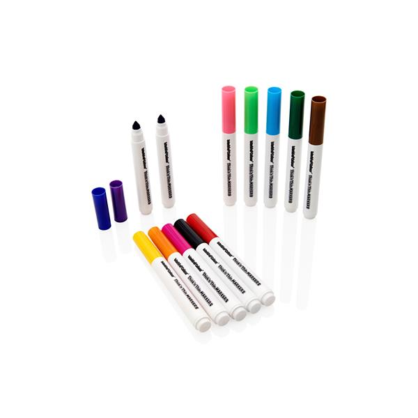 World of Colour Thick n Thin Markers (12) – First Class Office