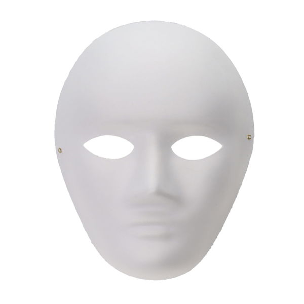 Craft Bitz Adult Size Paintable Masks (10)