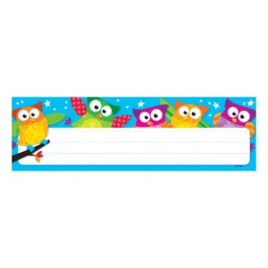 Trend Owl Stars Name Plates (36) Desk Toppers & Name Plates | First Class Office Online Store