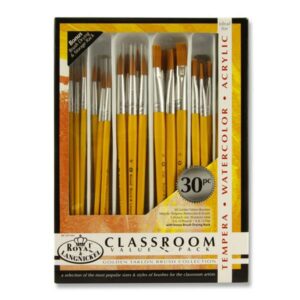 Royal & Langnickel Golden Taklon Brush Set (30) Active Play | First Class Office Online Store