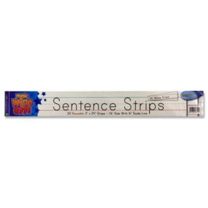 Clever Kidz Sentence Strips White Sentence Strips | First Class Office Online Store