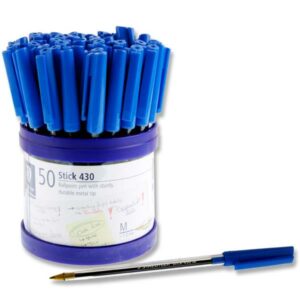 Staedtler 430 Ballpen Blue (50) Ballpoint Pens | First Class Office Online Store