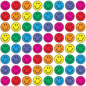 Trend Colourful Smiles (800) Reward Stickers | First Class Office Online Store