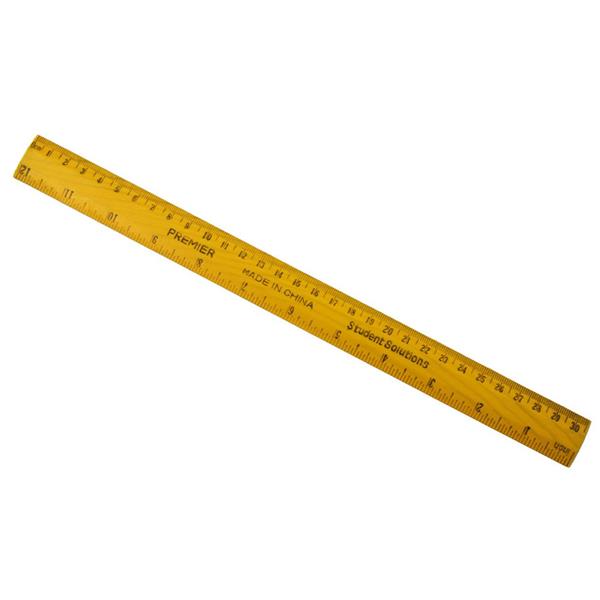 Student Solutions 30cm Wooden Ruler (72) Rulers | First Class Office Online Store 2