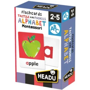 Headu Tactile and Phonics Alphabet Flashcards (2-5yrs) English | First Class Office Online Store