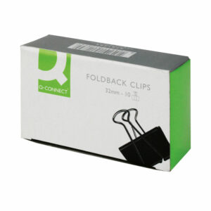 32mm Foldback Clips Q Connect (10) KF01284 Foldback Clips | First Class Office Online Store 2