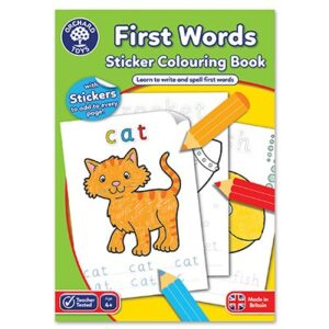 Orchard Toys First Words Colouring Book Colouring Books | First Class Office Online Store