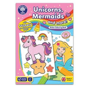 Orchard Toys Unicorn and Mermaids Colouring Book Colouring Books | First Class Office Online Store