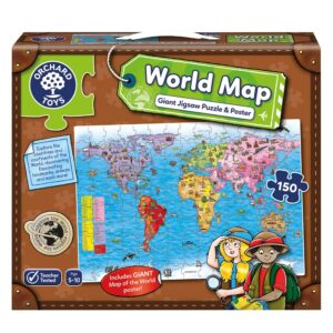 Orchard Toys World Map Puzzle Games | First Class Office Online Store